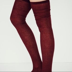 NWT Free People Thigh High socks one size
